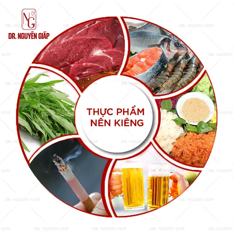 Hướng dẫn chăm sóc sau nâng mũi sụn sườn: Nên ăn gì và kiêng gì? Một số loại thực phẩm nên kiêng khem trong quá trình chăm sóc sau nâng mũi sụn sườn